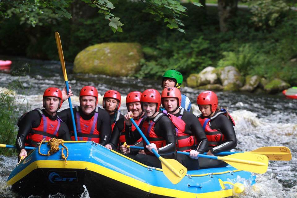White water rafting at the National White Water Centre near us